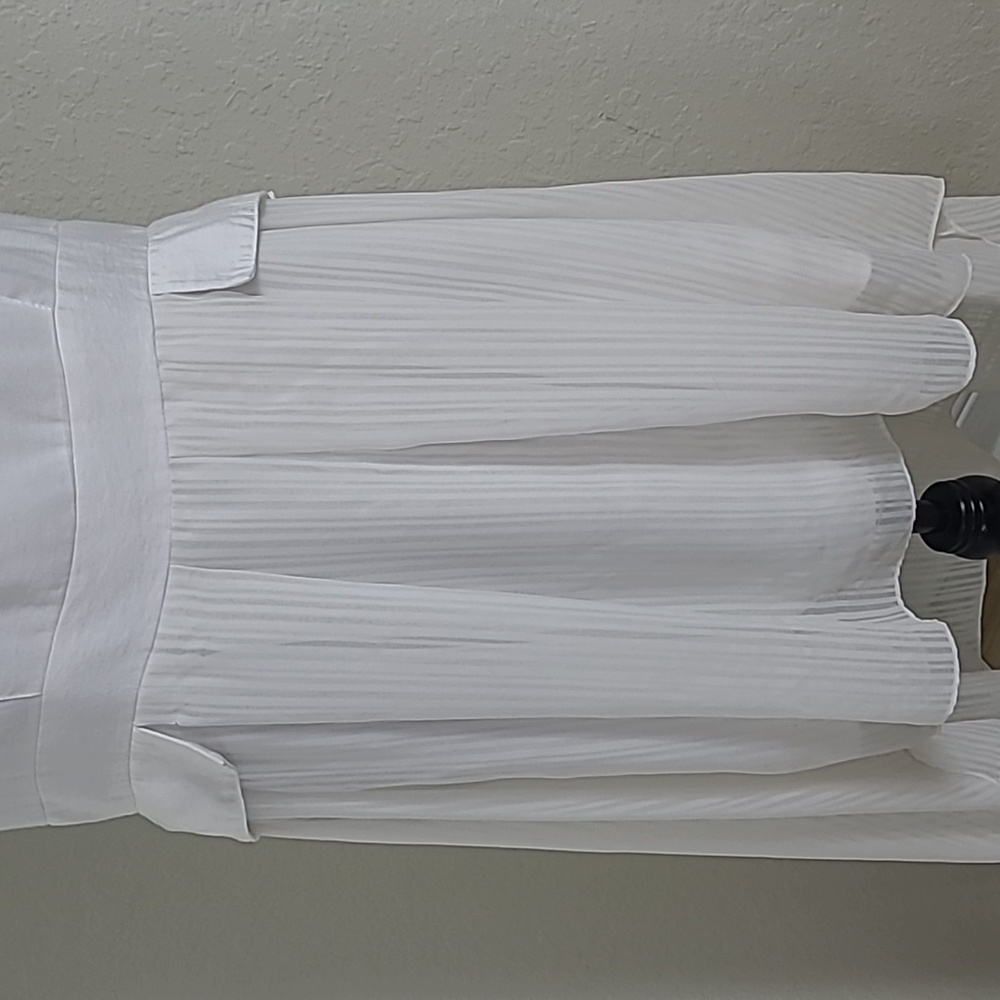 W118 by Walter Baker White High Low Dress Sumnery Party Vacation Size Large - Picture 3 of 11